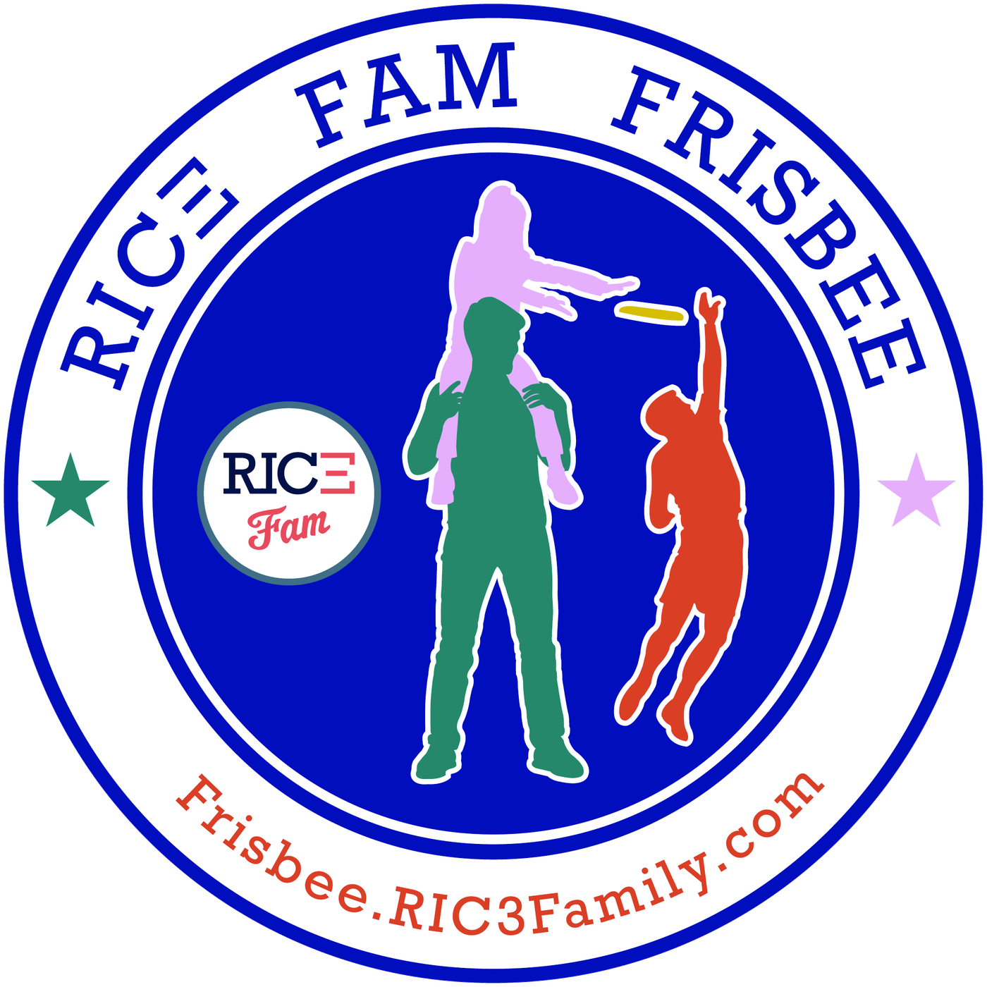 RIC3 Fam Frisbee logo